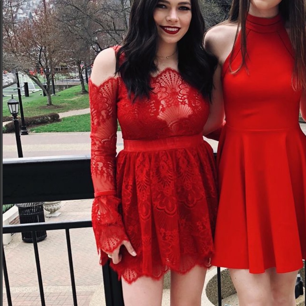 Red dress